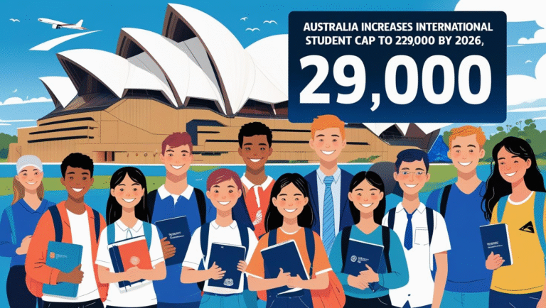 Australia Increases International Student Cap to 295,000 by 2026